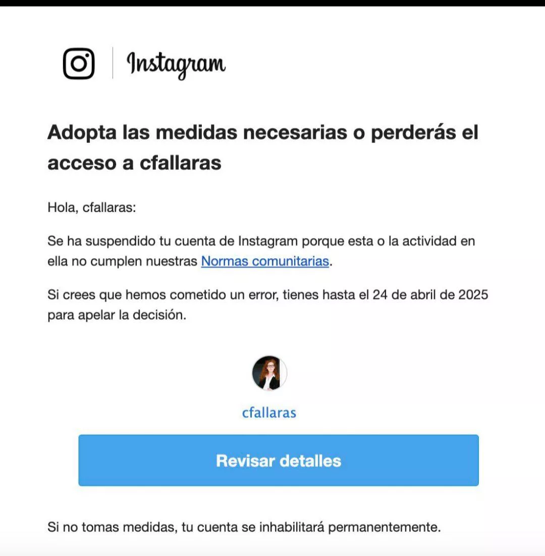 Instagram Cristina Fallaras