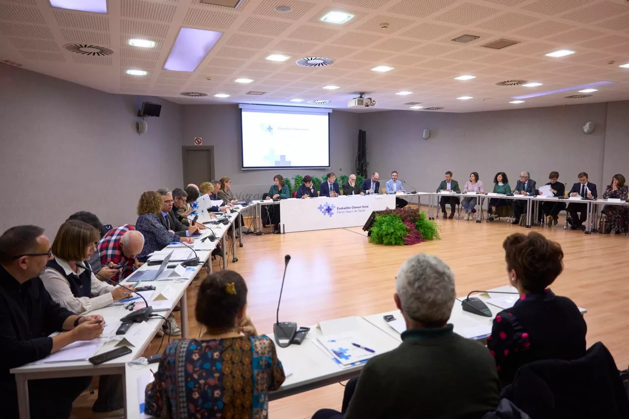 tercera-reunion-Pacto-Vasco-de-Salud-efe
