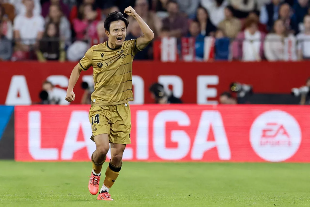 Take Kubo Reala gola ospatzen