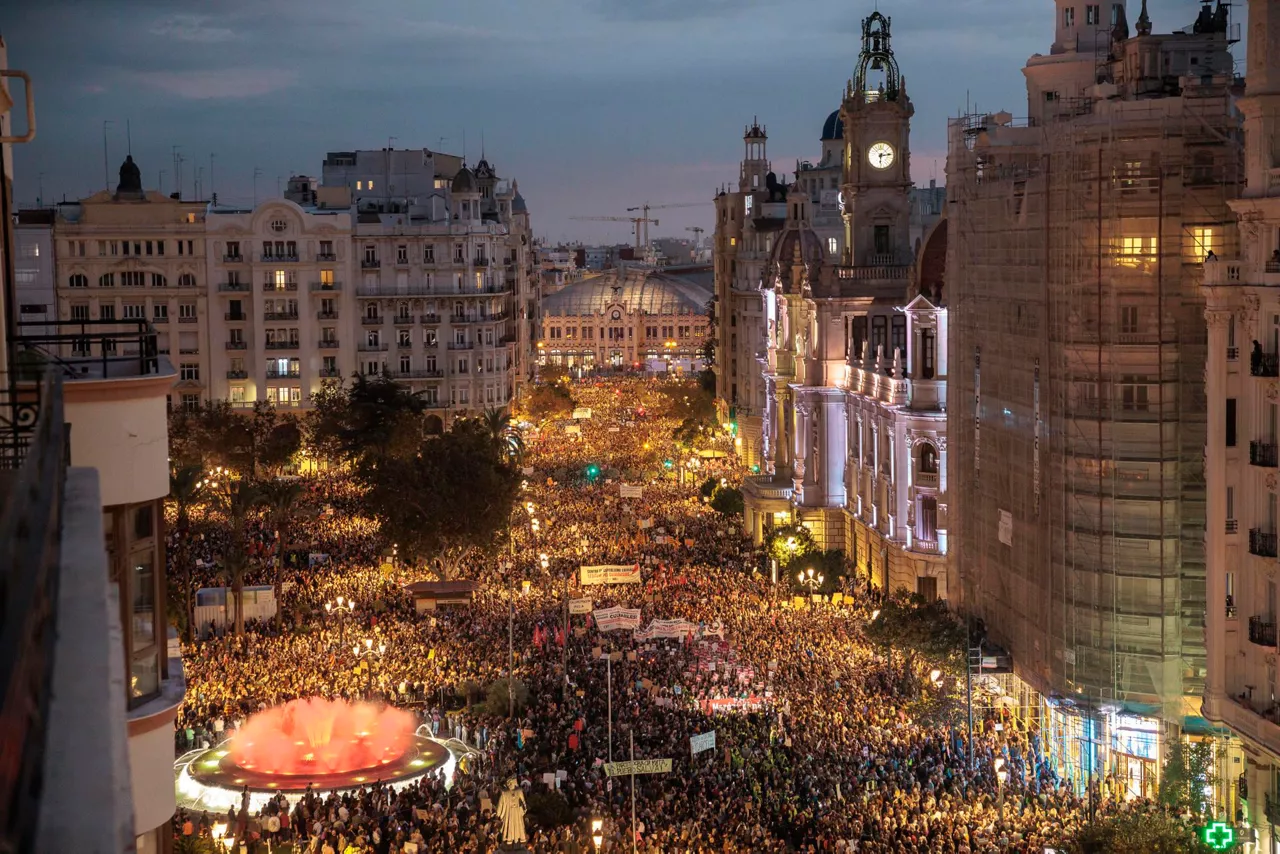 mazon dimisió manifestazioa valentzia EFE4