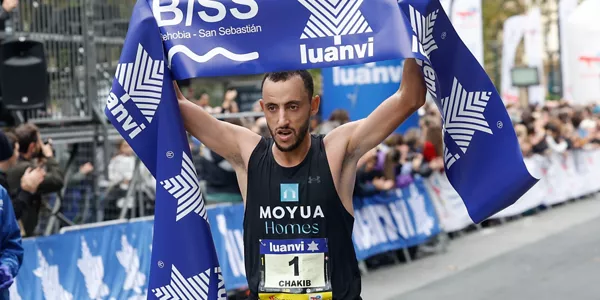 Chaquib Lachgar. Behobia-Donostia 2024. Argazkia: Efe.