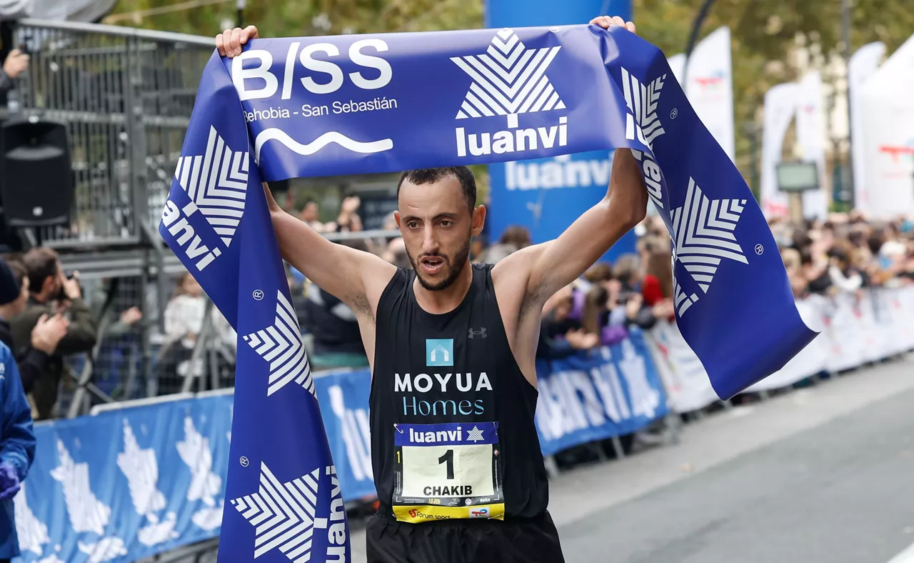 Chaquib Lachgar. Behobia-Donostia 2024. Argazkia: Efe.
