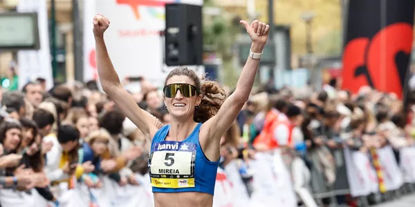 Mireia Guarner, Behobia-Donostia 2024. Argazkia: Efe.