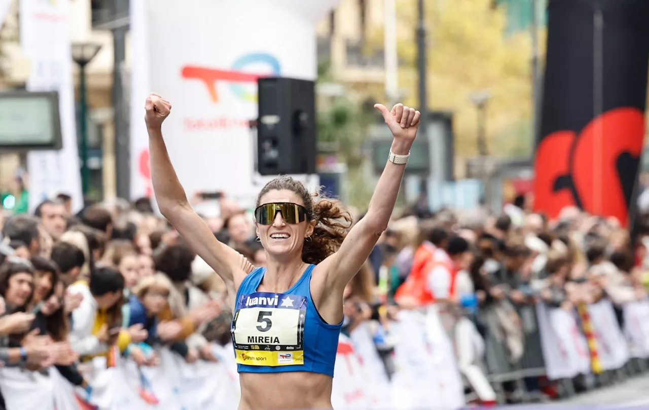 Mireia Guarner, Behobia-Donostia 2024. Argazkia: Efe.