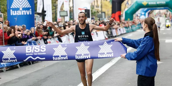 Chaquib Lachgar. Behobia-Donostia 2024. Argazkia: Efe.