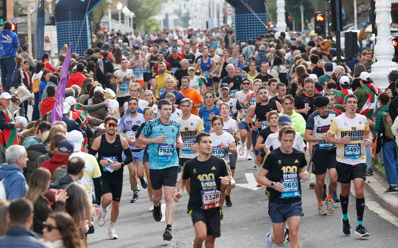 Behobia-Donostia 2024. Argazkia: Efe.