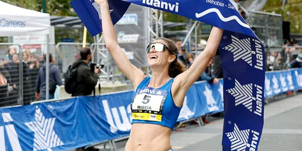 Mireia Guarner, Behobia-Donostia 2024. Argazkia: Efe.