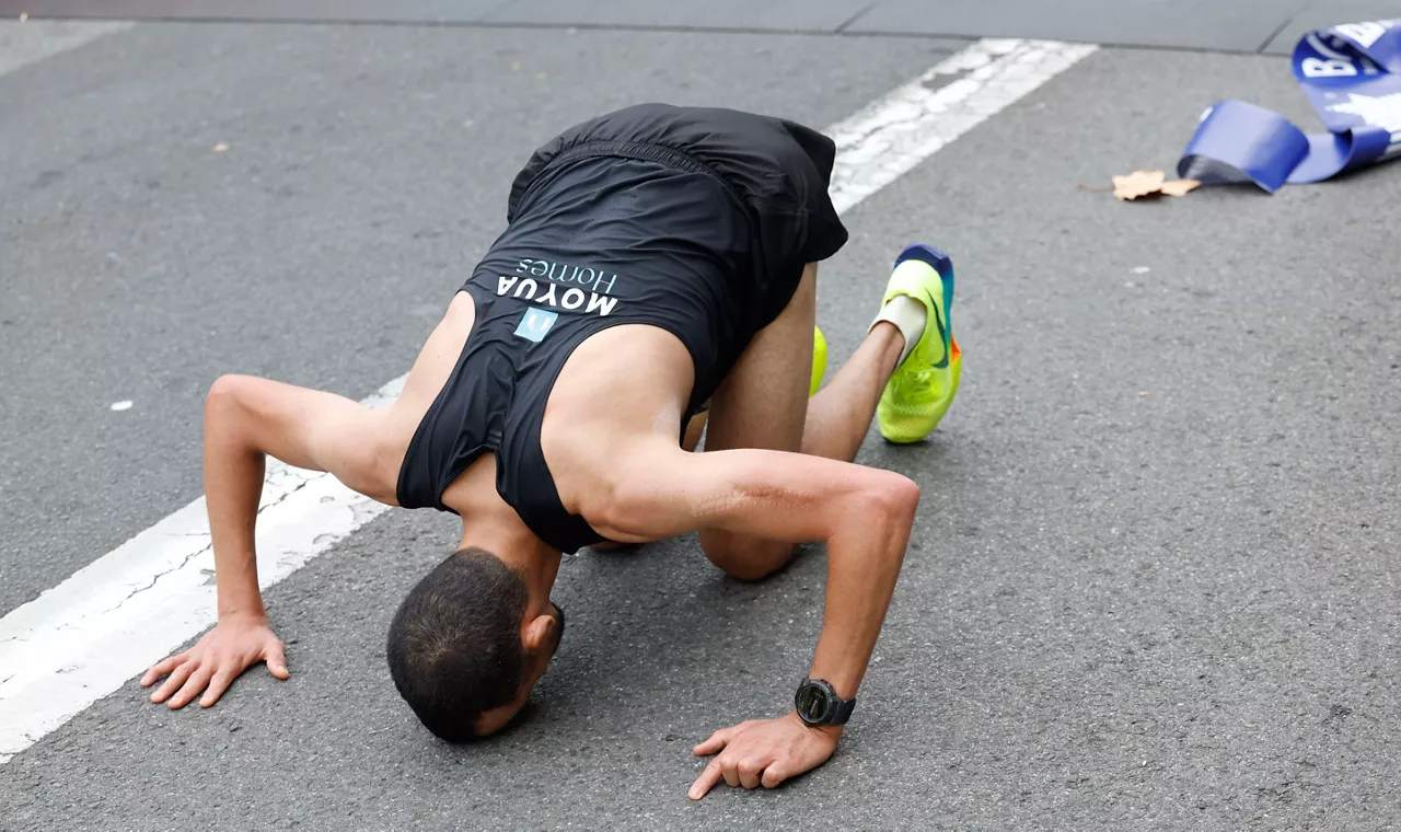 Chaquib Lachgar. Behobia-Donostia 2024. Argazkia: Efe.