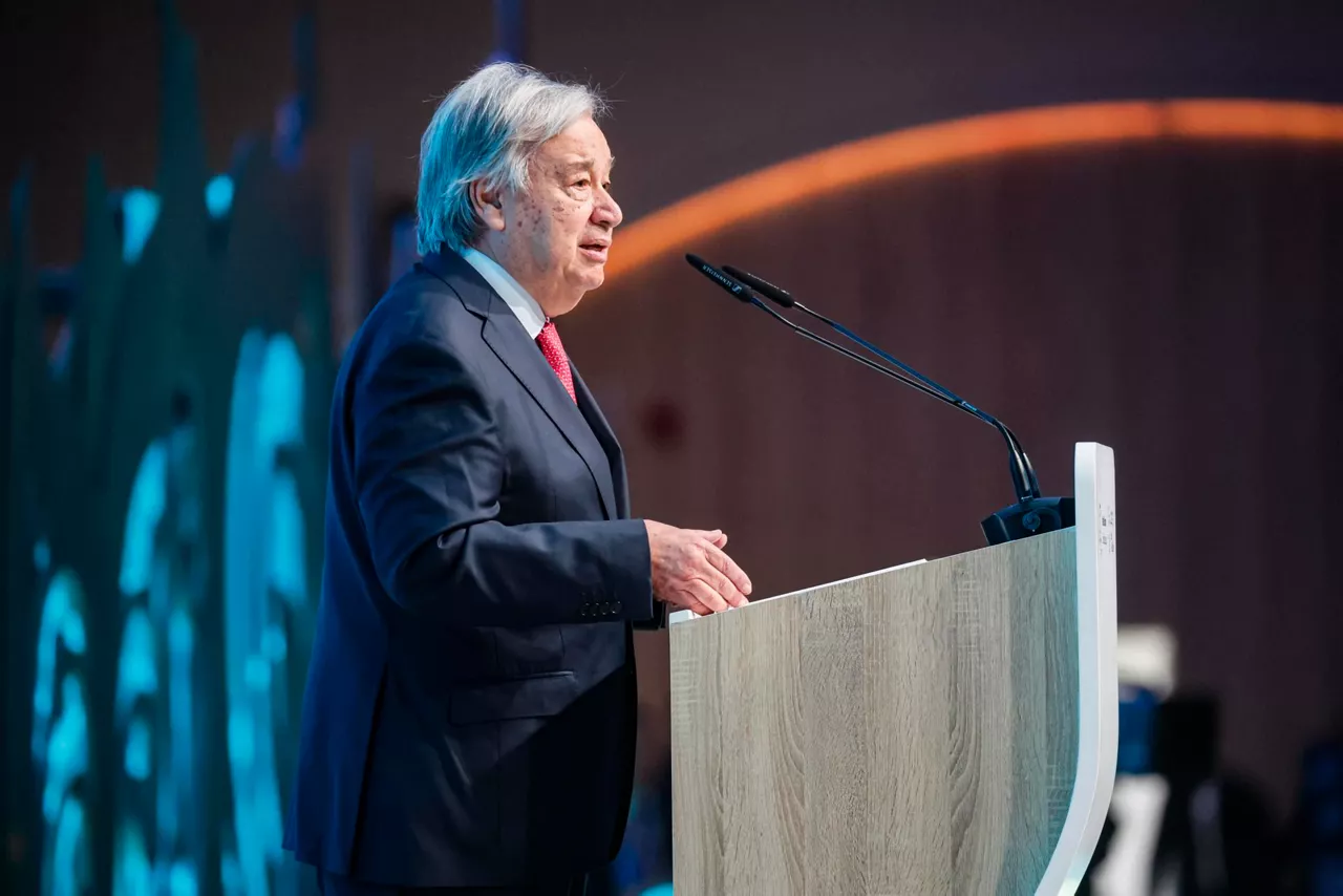 Antonio-Guterres-secretario-general-ONU-COP295-Baku-efe