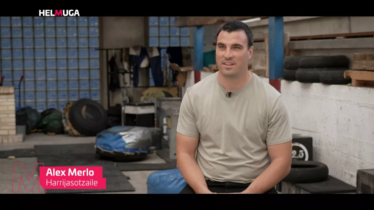 Álex Merlo, harrijasotzaile