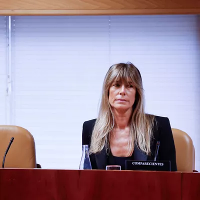 begoña-gomez-esposa-pedro-sanchez comparecencia asamblea madrid-efe