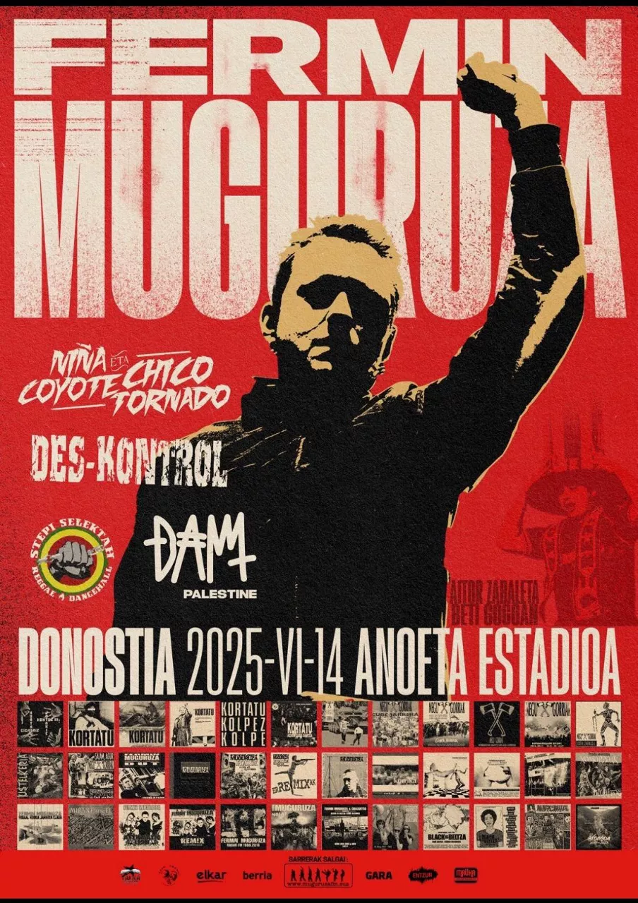Fermin Muguruza Anoeta kartela