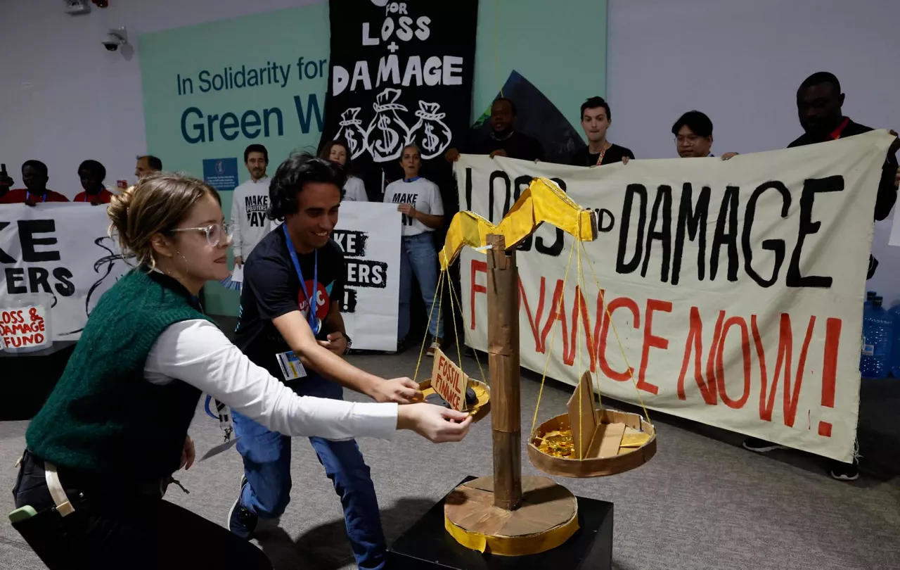 Protestak COP29 EFE