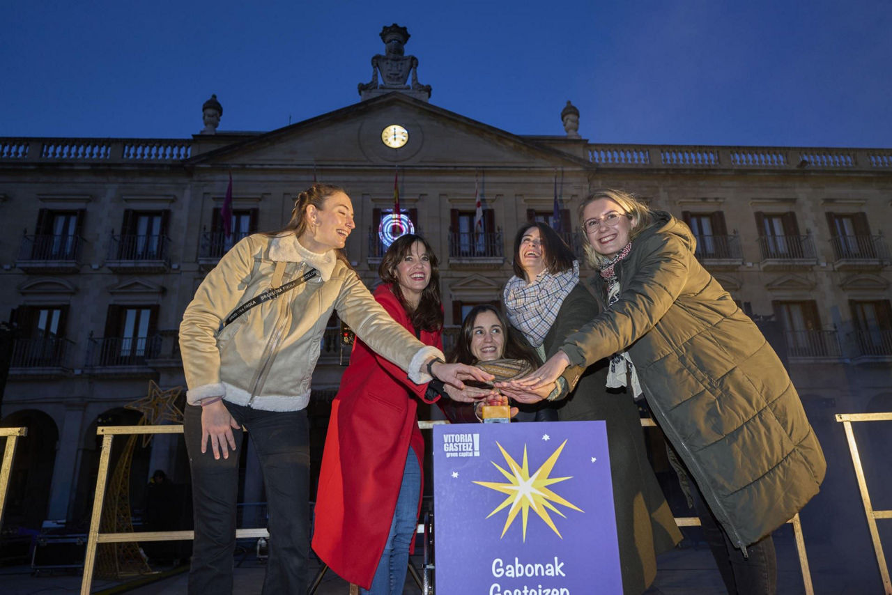 vitoria gasteiz luces de navidad efe