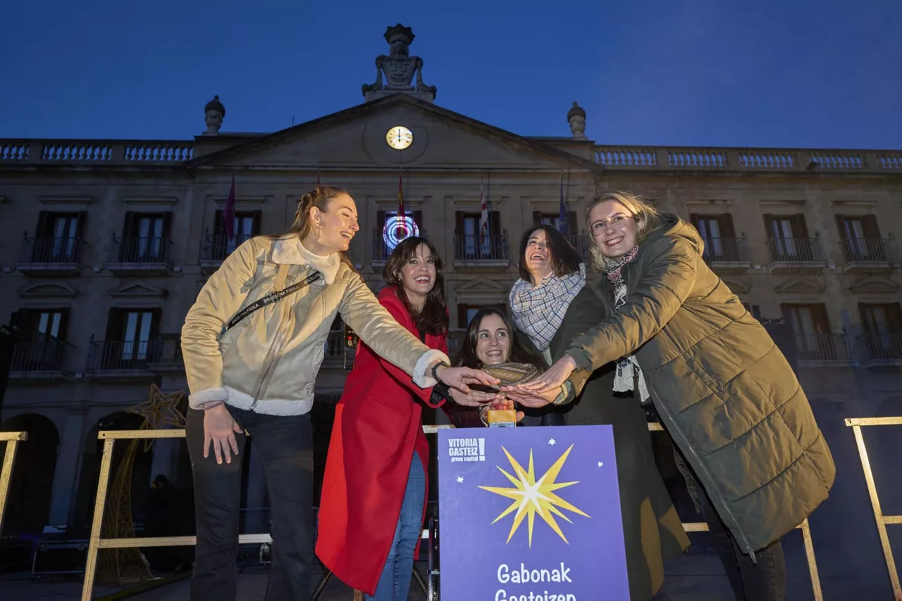 vitoria gasteiz luces de navidad efe