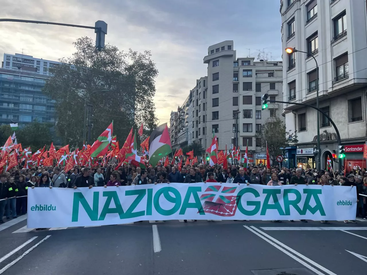 BIlbo Manifestazioa A23 bildu nazioa gara