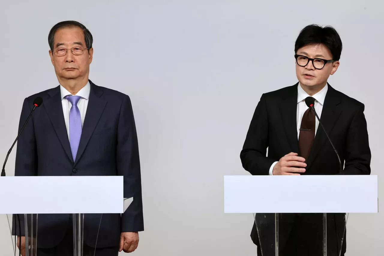 Han Duck-soo eta Han Dong-hoon hego korea efe