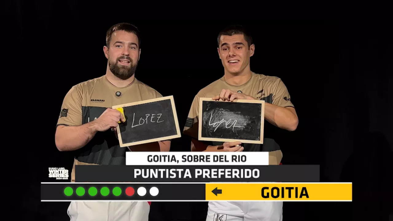 Álex Goitia y Julen Del Río, puntistas del Winter Series