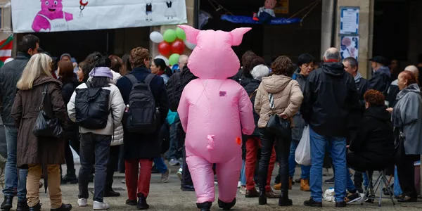 Feria de Santo Tomás en San Sebastián. Foto: EFE