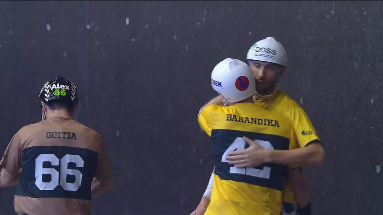 Barandika eta Lopez, partidaren amaieran. Irudia: EITB MEDIA.