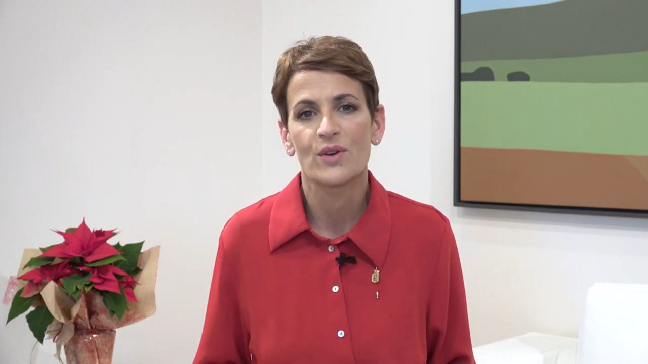 La presidenta de Navarra, María Chivite