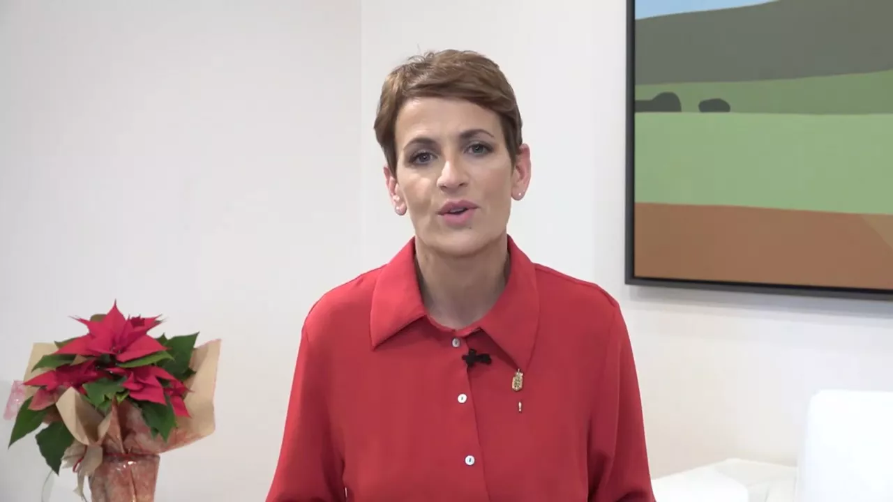 La presidenta de Navarra, María Chivite