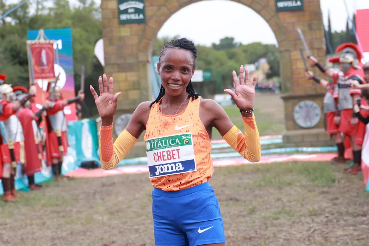 Beatrice Chebetek munduko errekor berria ezarri du 5 kilometroko distantzian Argazkia: Europa Press