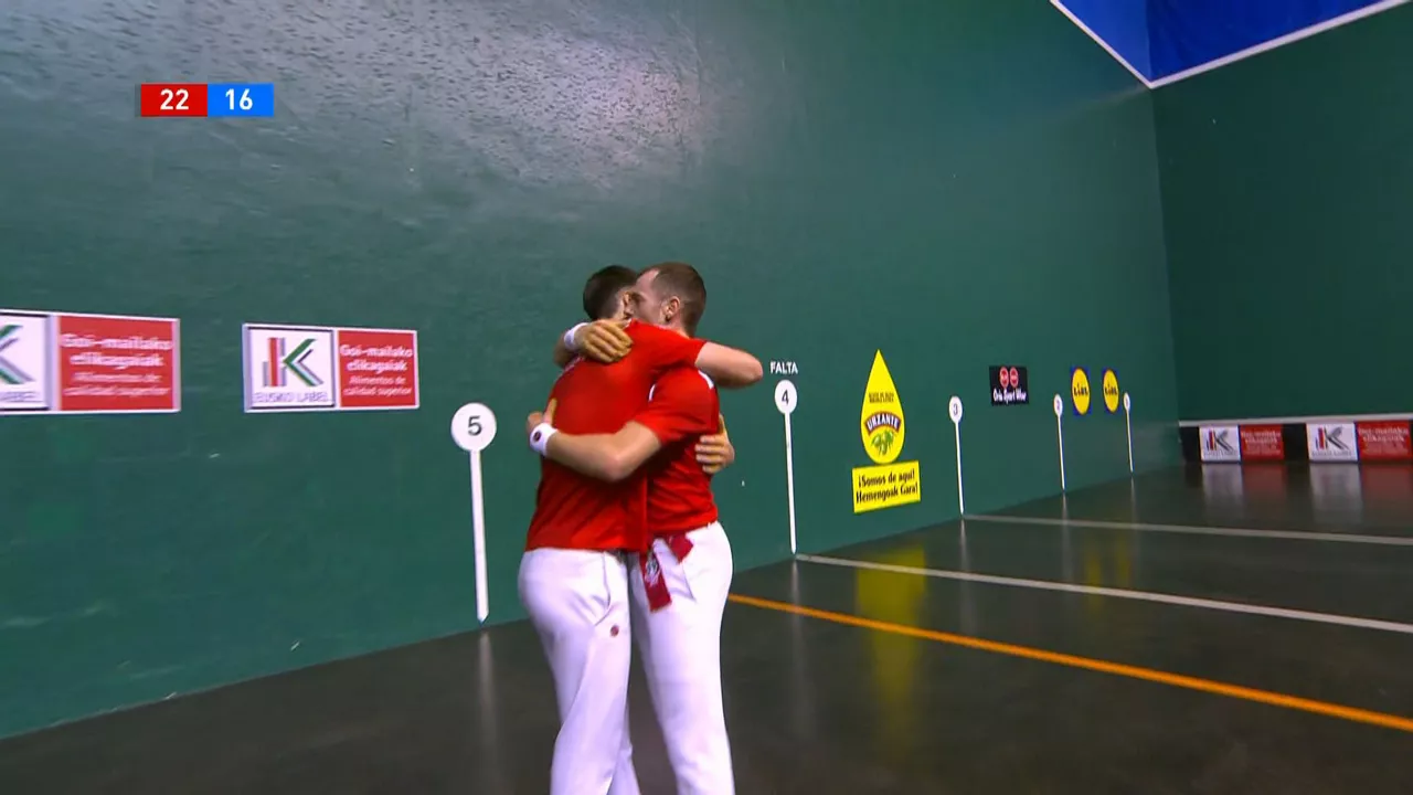 Laso eta Iztueta izan dira nagusi, Binakako Txapelketaren 8. jardunaldian