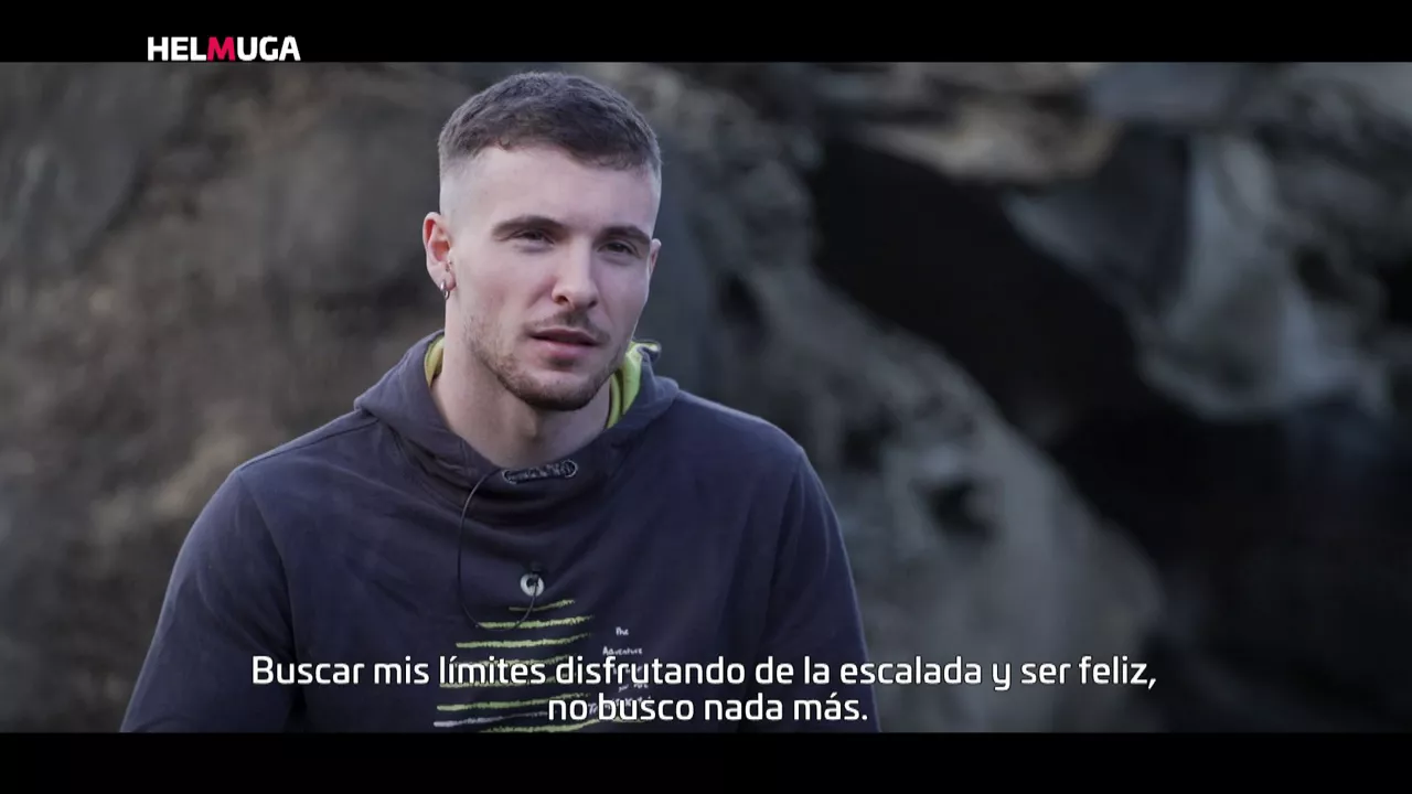 Eneko Carretero, escalador