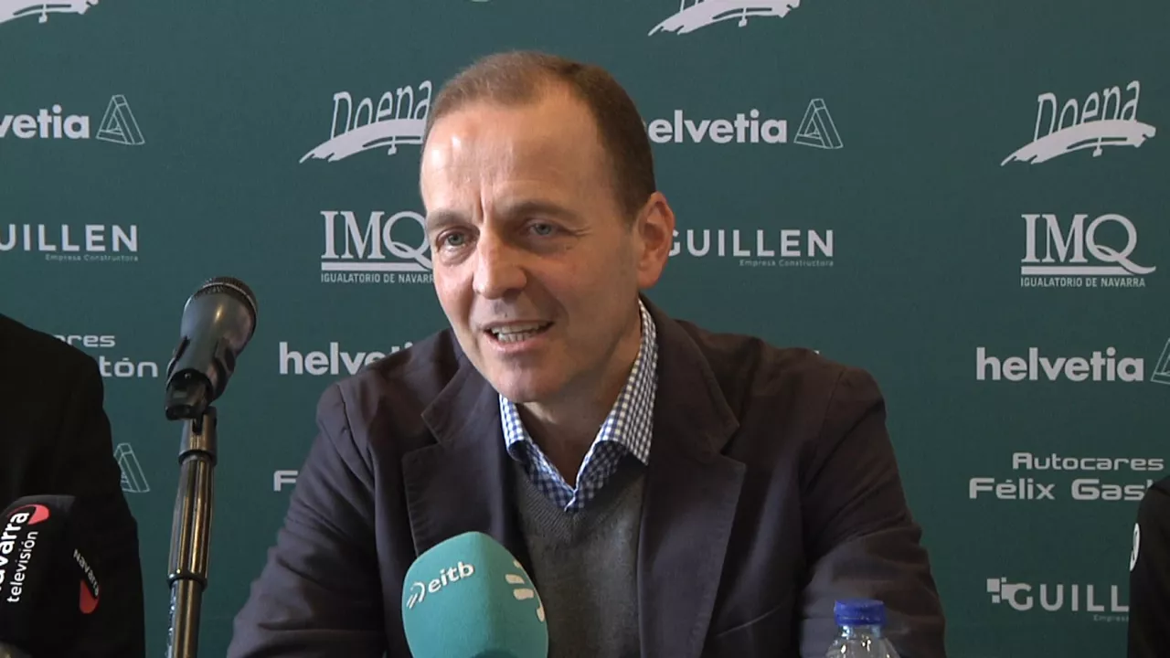 Quique Domínguez, entrenador del Helvetia Anaitasuna