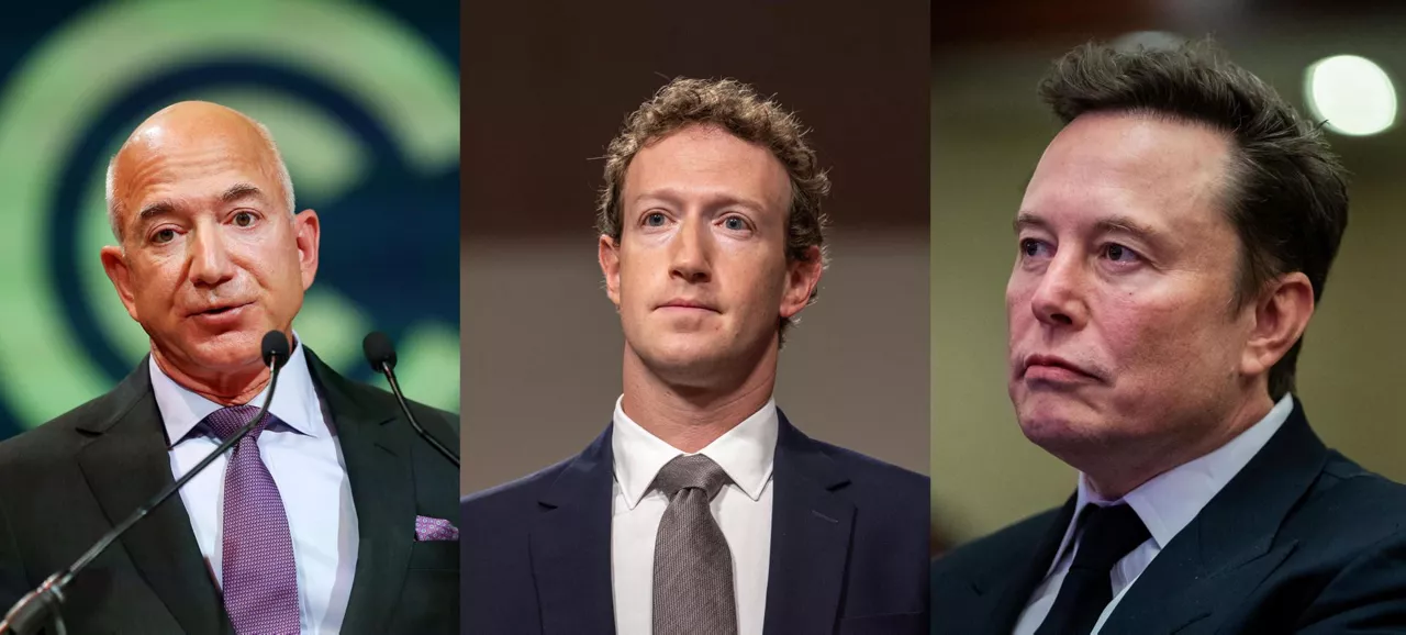 Bezos-Musk-Zuckerberg-efe