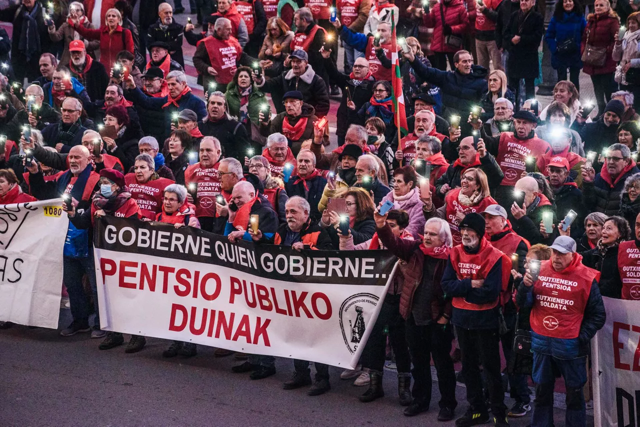 Pentsiodunak Bilbo Manifestazioa EFE