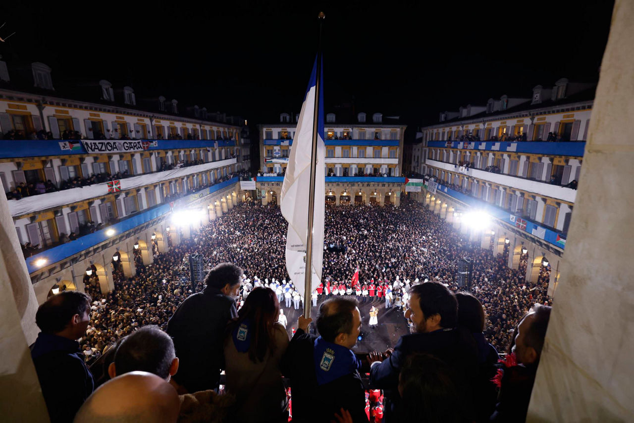 Danborrada tamborrada arriada EFE