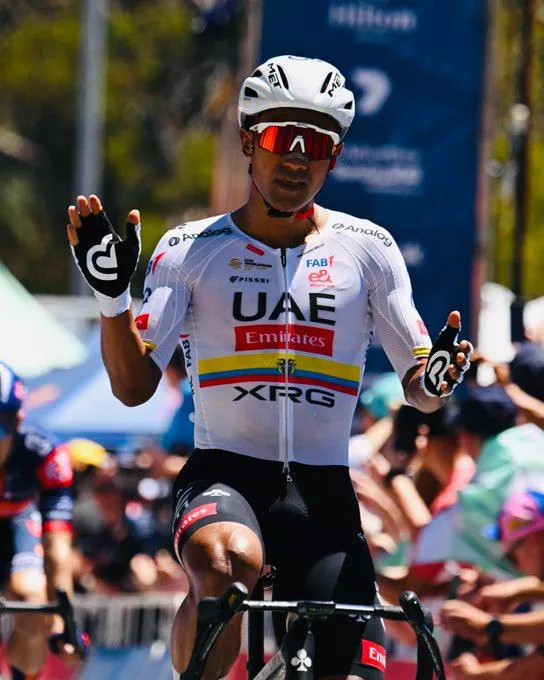 Narváez es el nuevo líder del Tour Down Under 2025. Foto: Tour Down Under