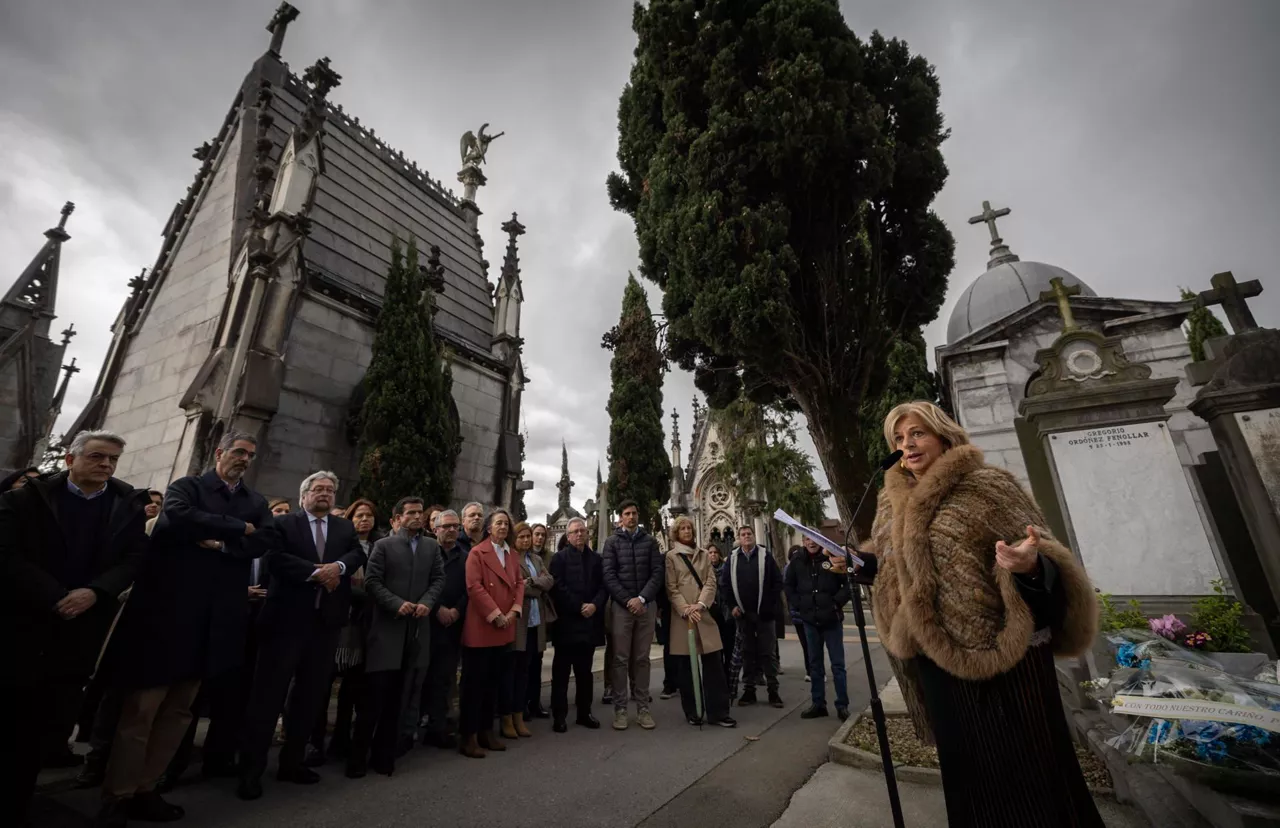 Gregorio Ordoñez omenaldia Polloe EFE