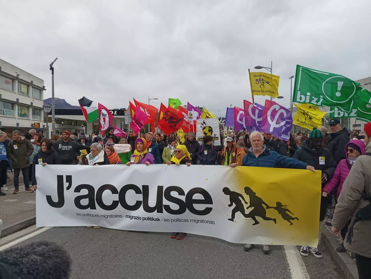 Irun jacusse manifestazioa EI