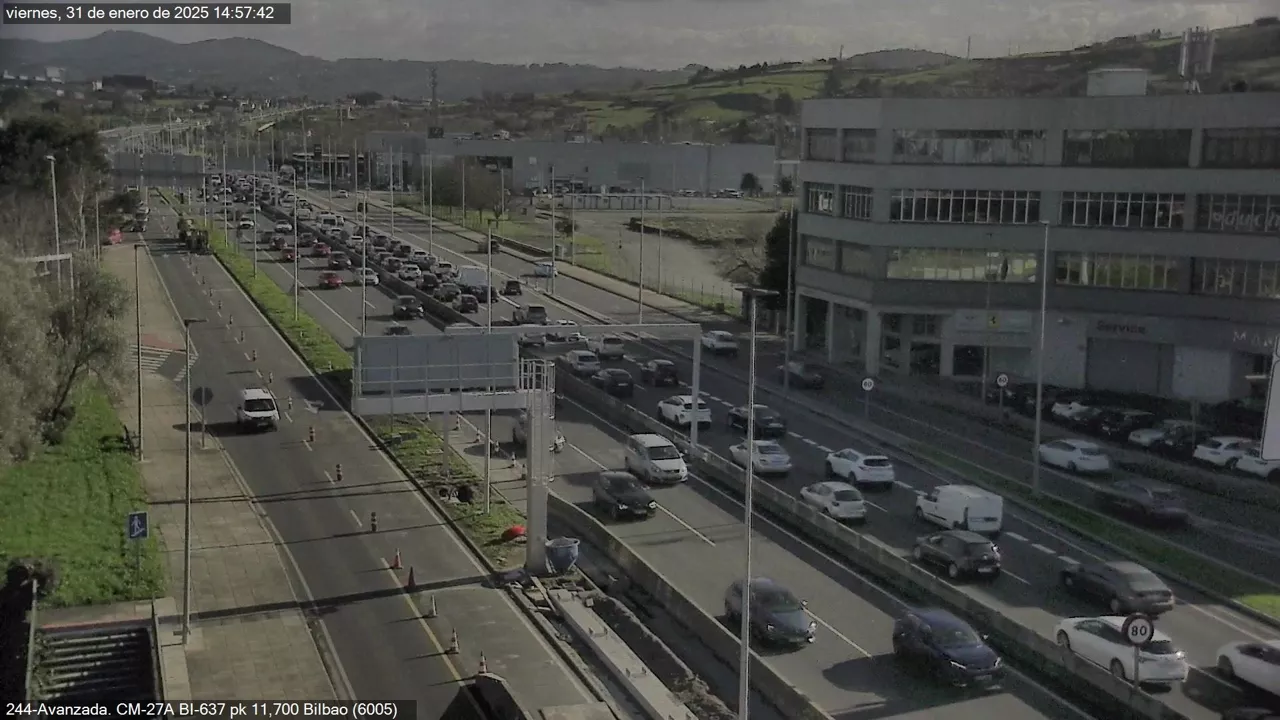 trafiko a8 auto pilaketak 2025 urtarrila 31