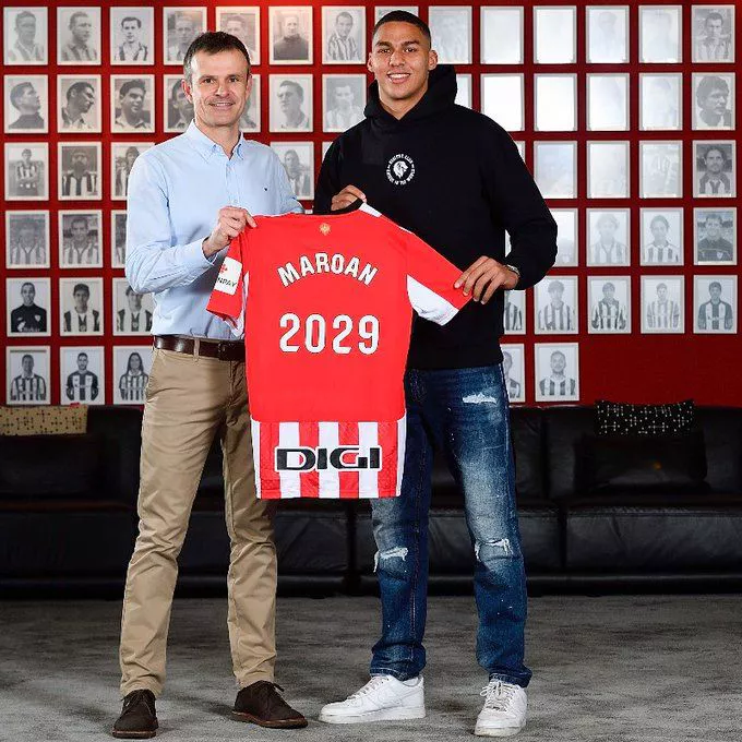 Jon Uriarte eta Marona Sannadi. Argazkia: Athletic Club