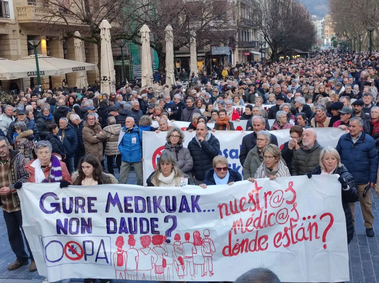 Donostia Osasun publikoa manifestazioa