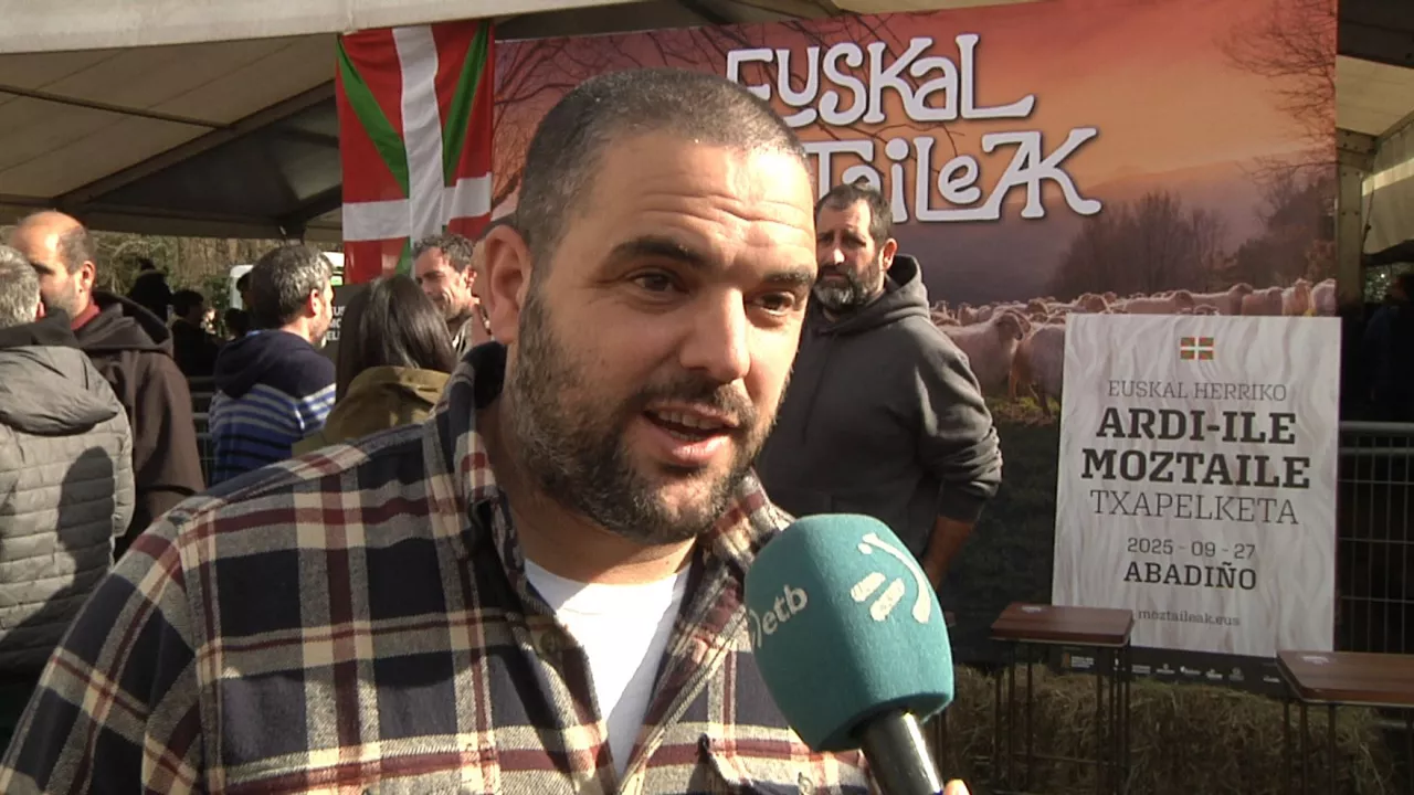 Joseba Attard, presidente de la Asociación de esquila de ovejas de Euskal Herria