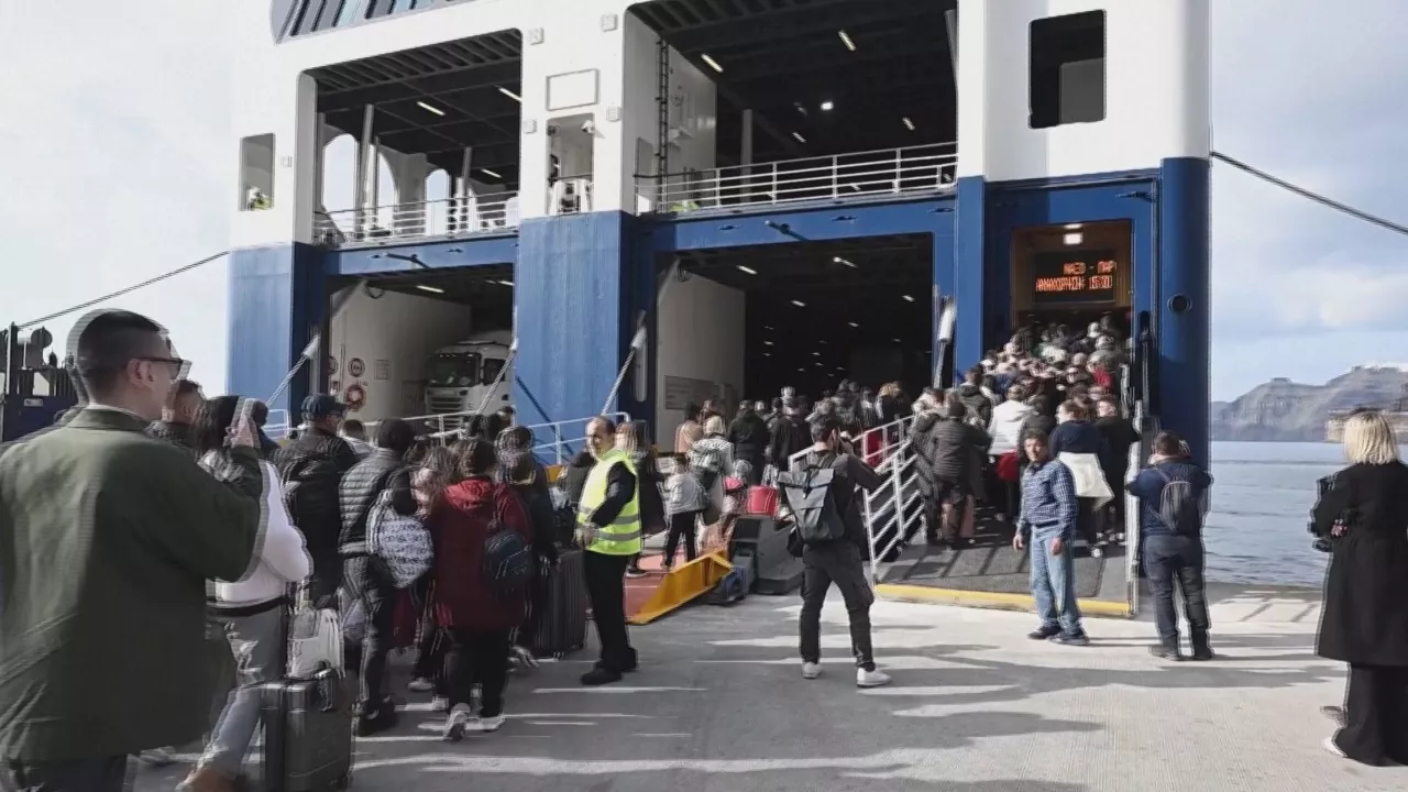 santorini grecia terremoto lurrikara agentziak