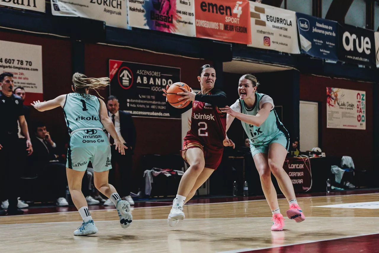 Lointek Gernika vs IDK Euskotren. Foto: @GKesb