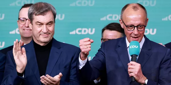 Sede CDU, noche electoral  EFE. 