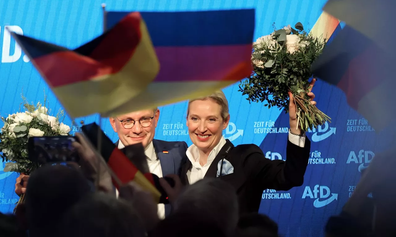 Tino Chrupalla eta Alice Weidel AfD EFE