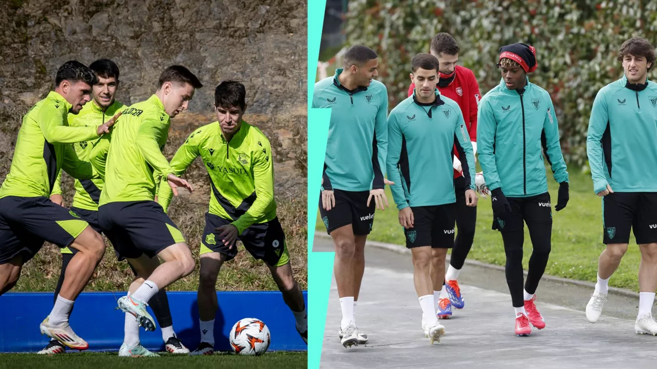 Real Sociedad y Athletic quieren abrir con buenos resultados los octavos de final. Foto: EFE.