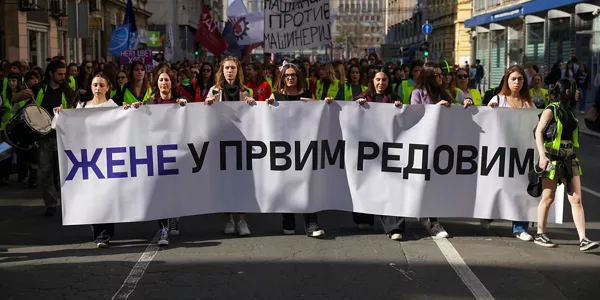 8M Belgrado, Serbia. EFE.