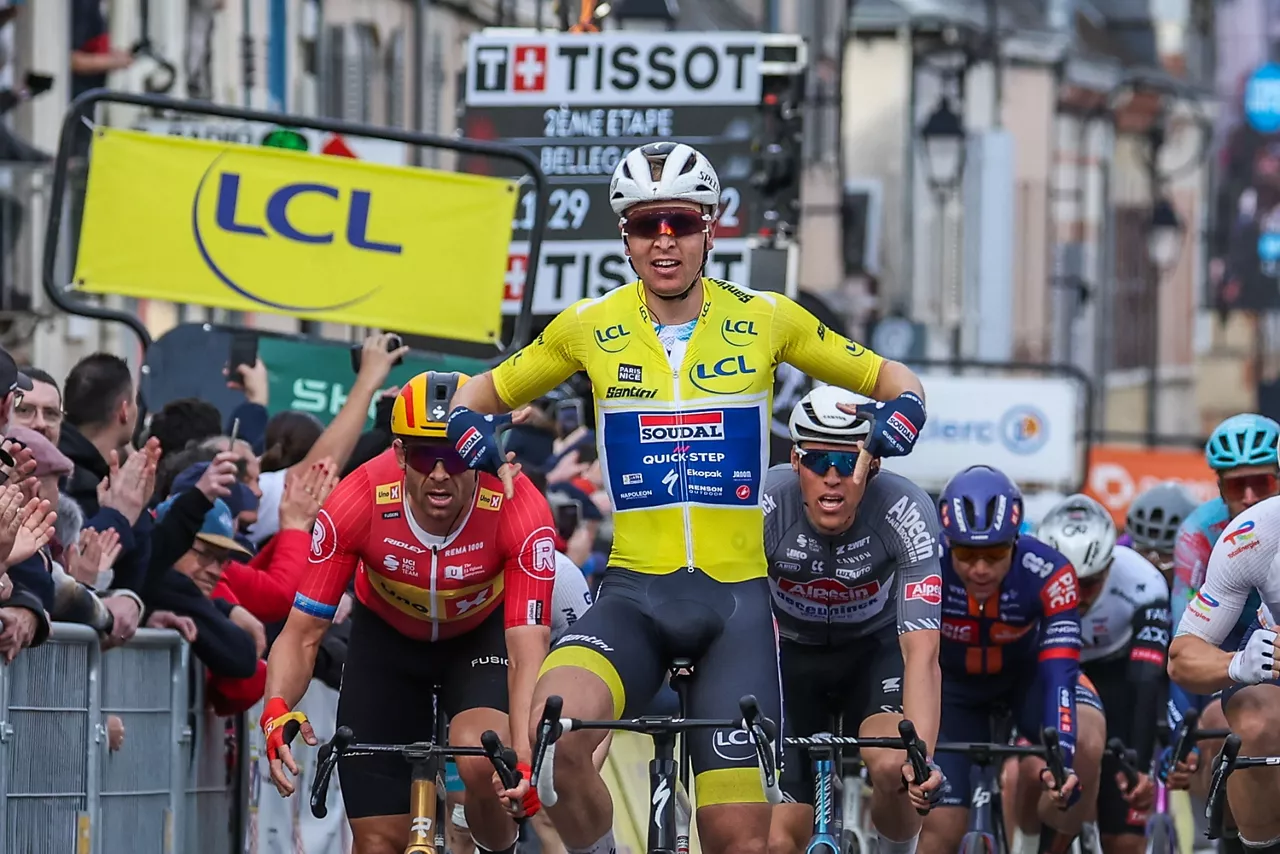 Tim Merlier, igandean bezala, nagusitasun handiz gailendu da. Argazkia: EFE.