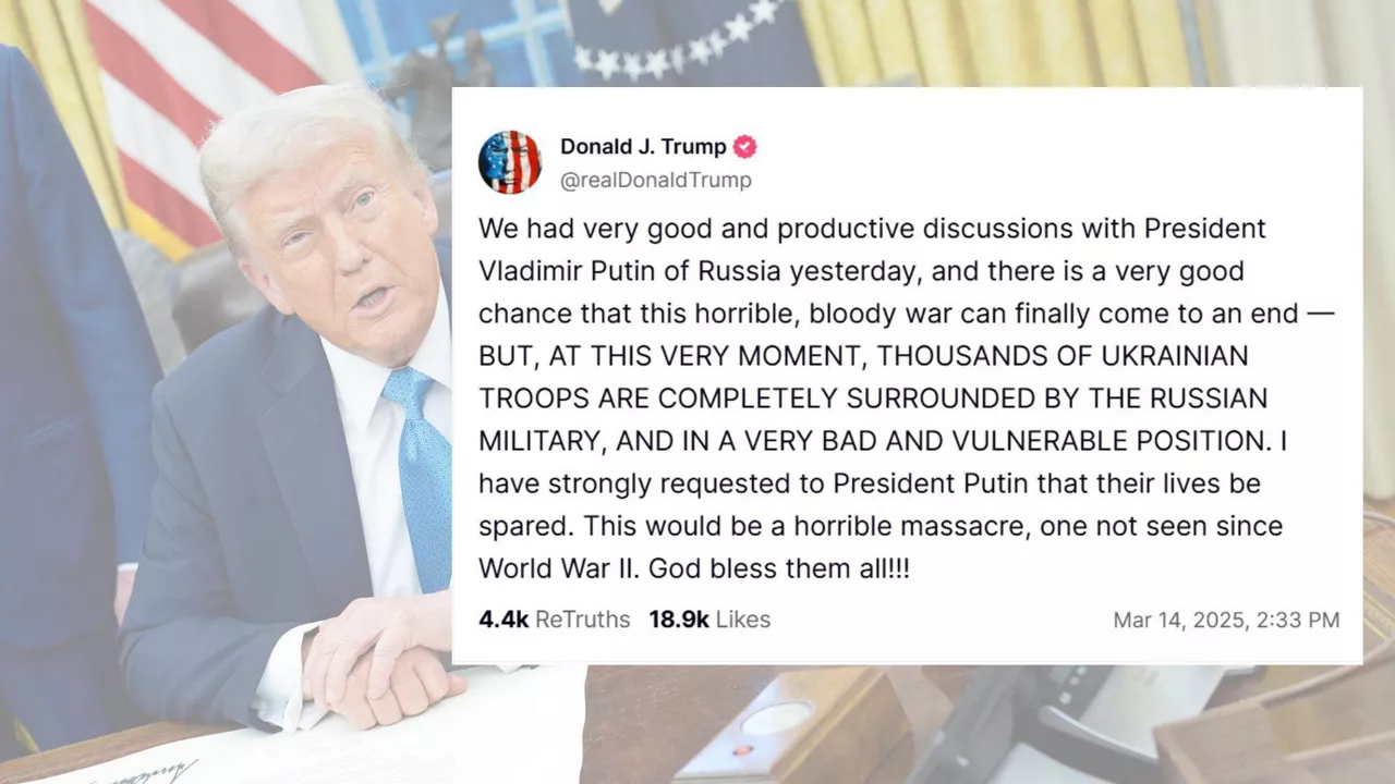 Trump truth montaje