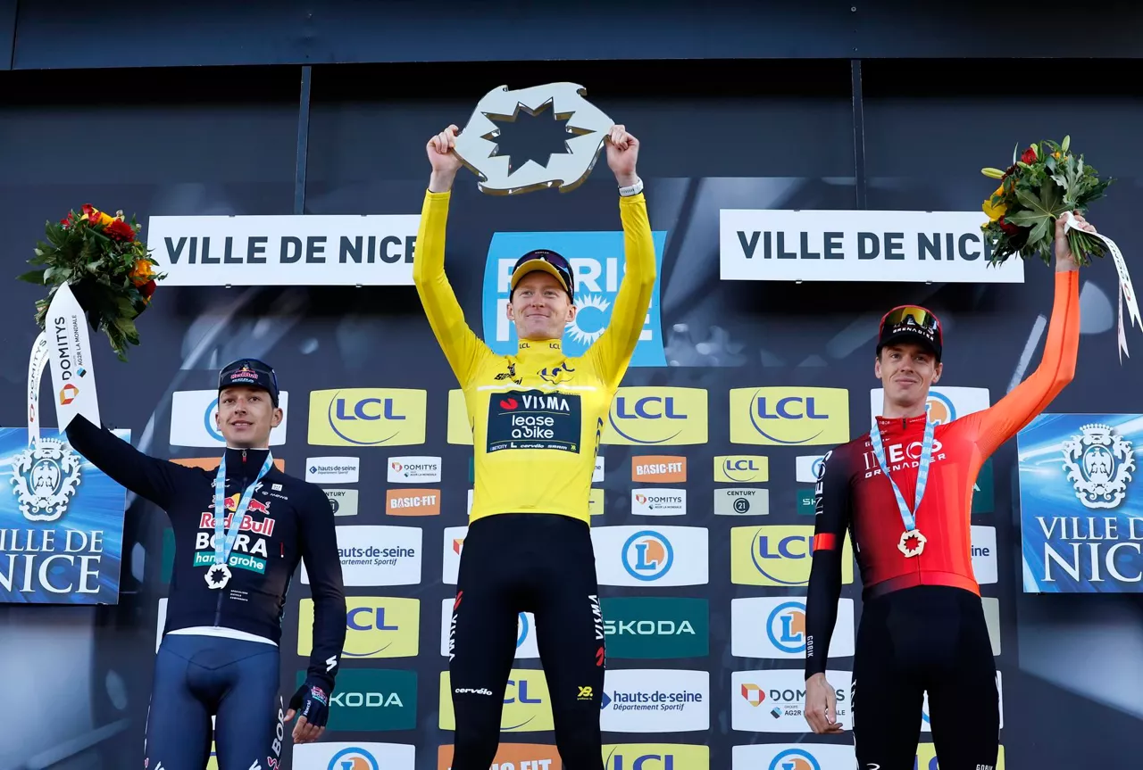 Matteo Jorgenson Paris - Niza podiuma