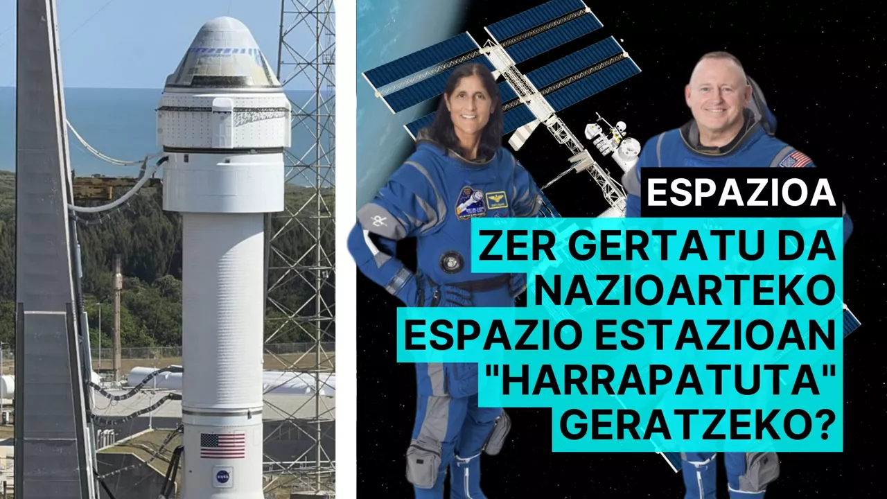 ISSn atrapatuta espazioan